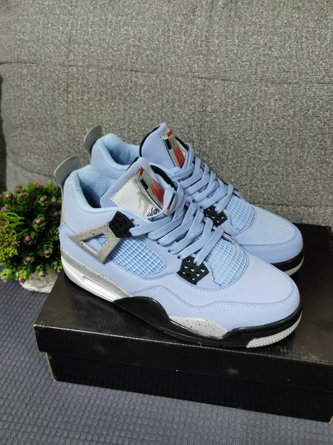Air Jordan 4 UNC Blue Men's Basketball Shoes-37